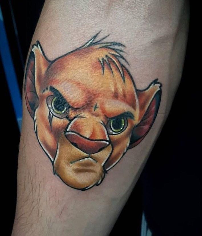 30 Cute Simba Tattoos You Must Love