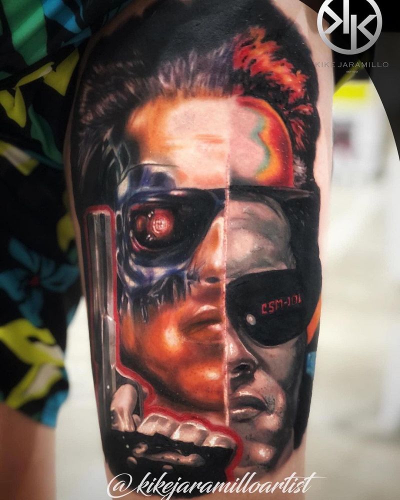 30 Unique Terminator Tattoos for Your Inspiration