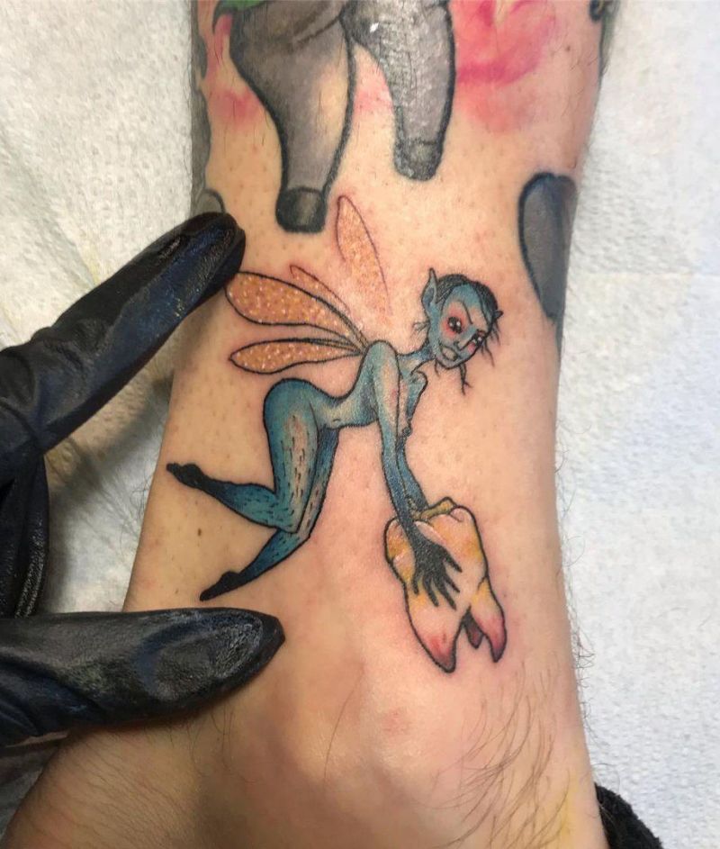 30 Unique Tooth Fairy Tattoos You Must Love