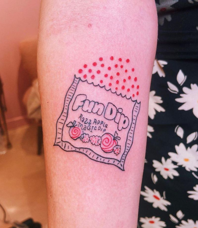 30 Pretty Candy Tattoos You Must Love