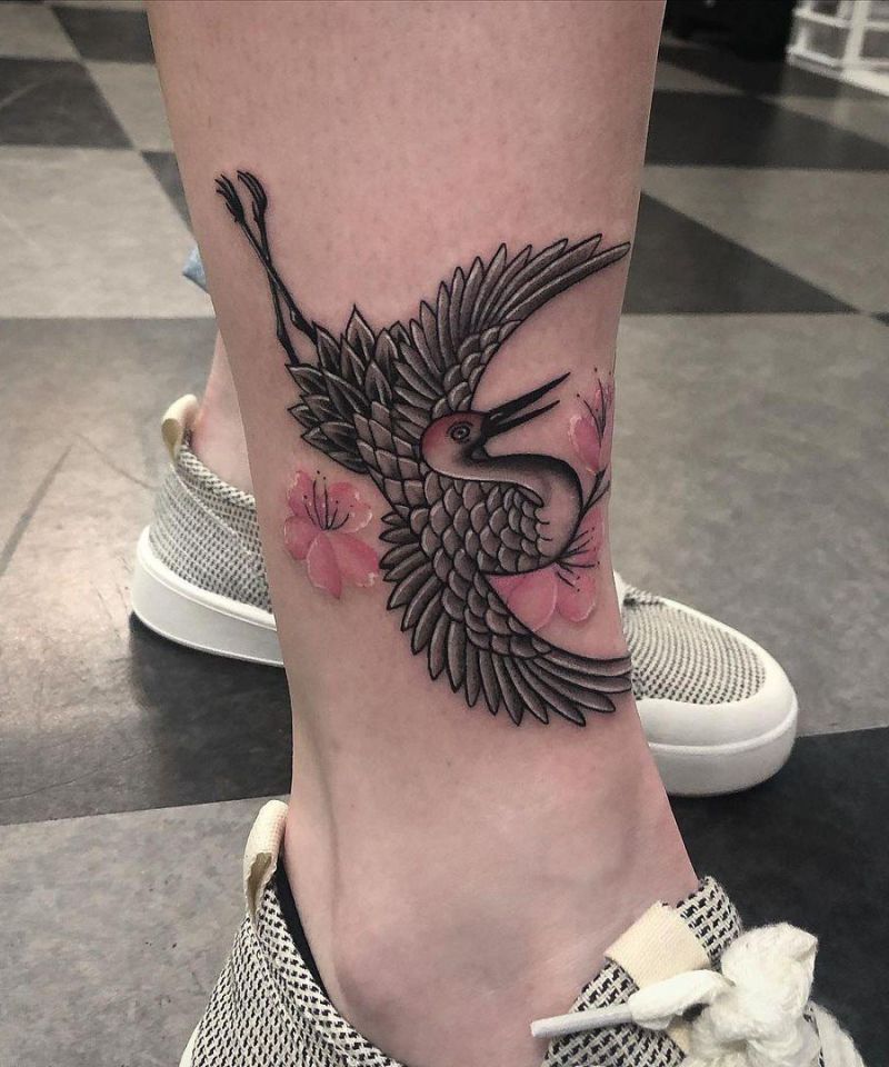 30 Pretty Egret Tattoos You Must Love