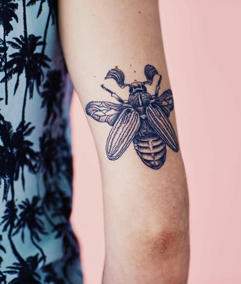 30 Unique June Bug Tattoos for Your Inspiration