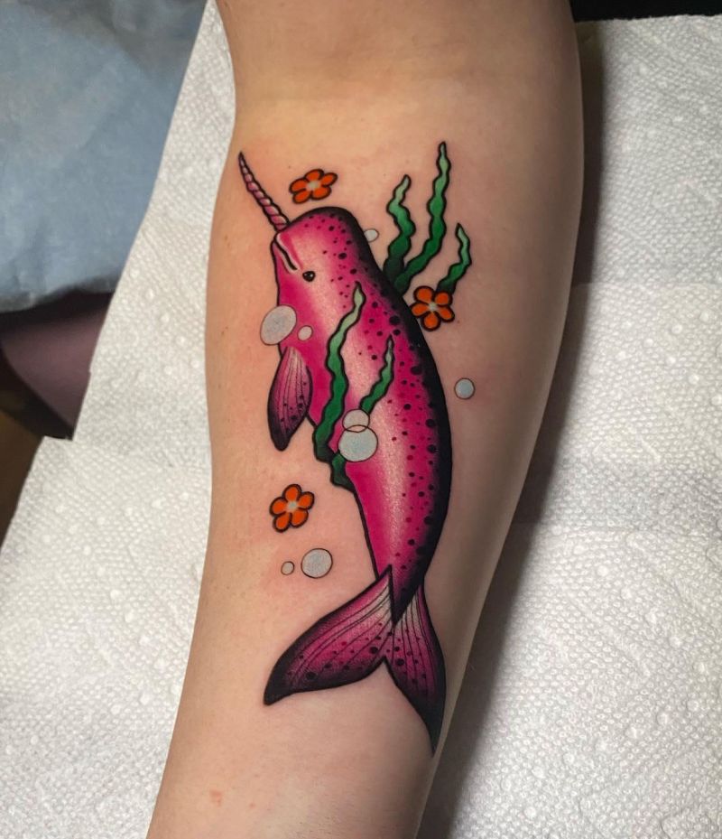 30 Unique Narwhal Tattoos You Must Love