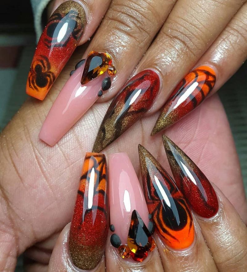 30 Spider Web Nail Art Designs for Halloween