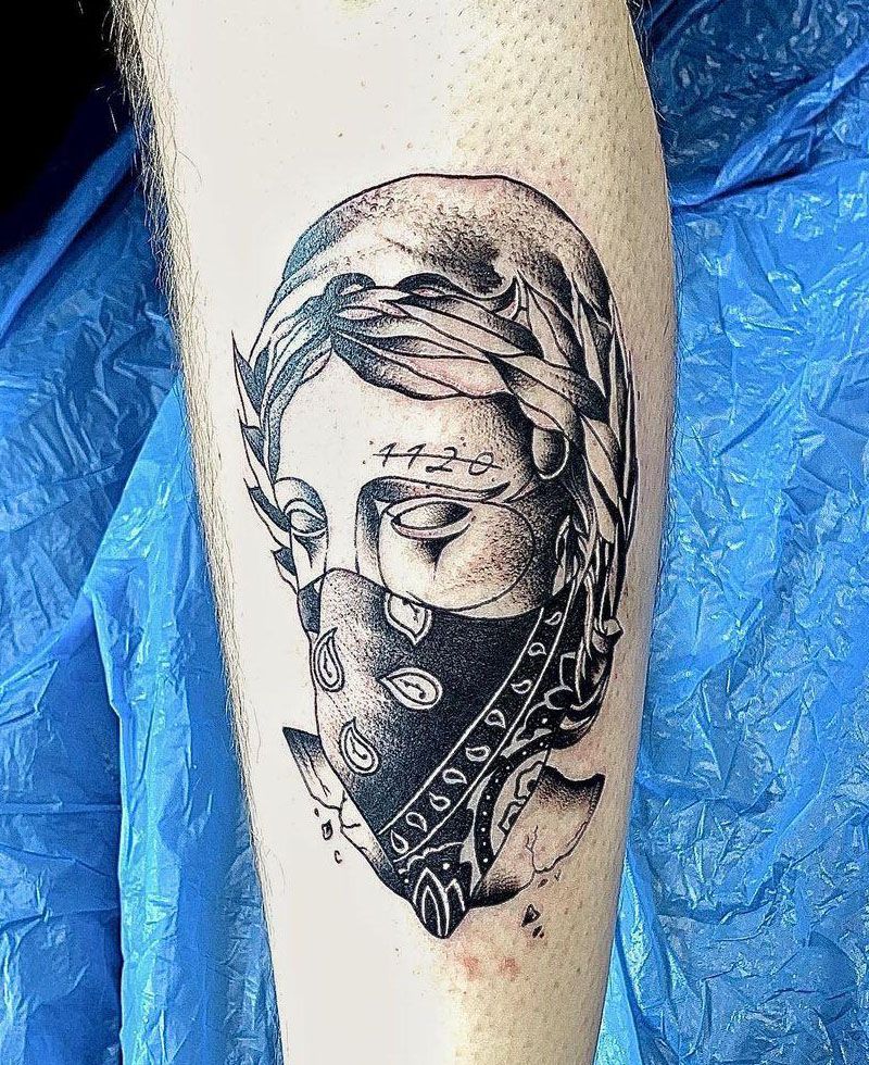 30 Unique Bandana Tattoos You Must Love