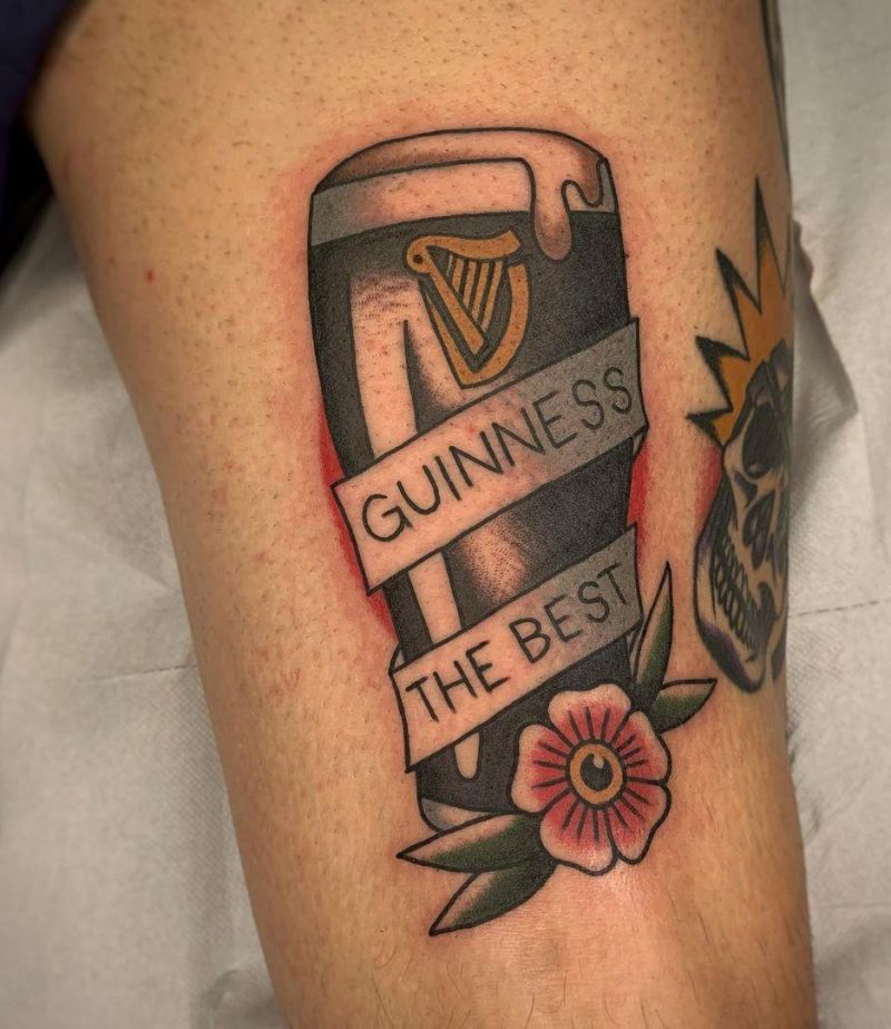 30 Unique Beer Tattoos You Can Copy