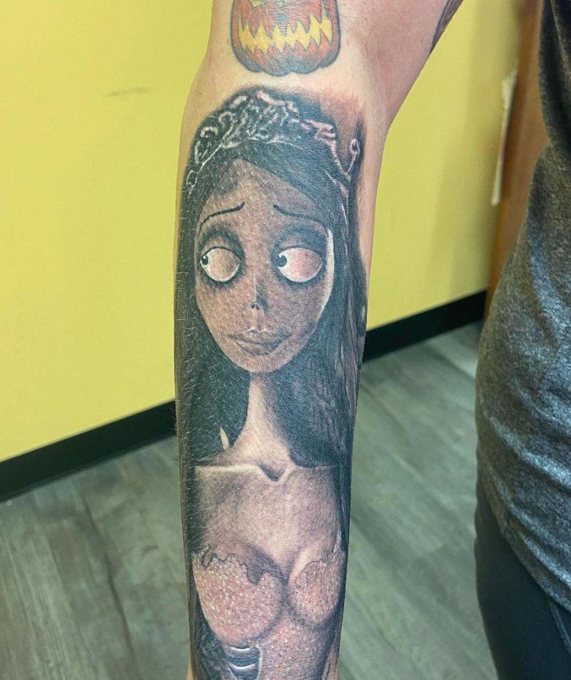 30 Unique Corpse Bride Tattoos You Will Love