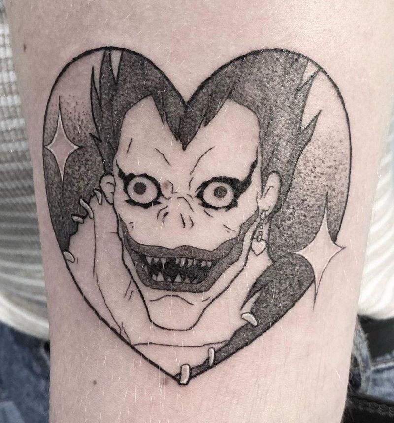 30 Unique Deathnote Tattoos You Must Love