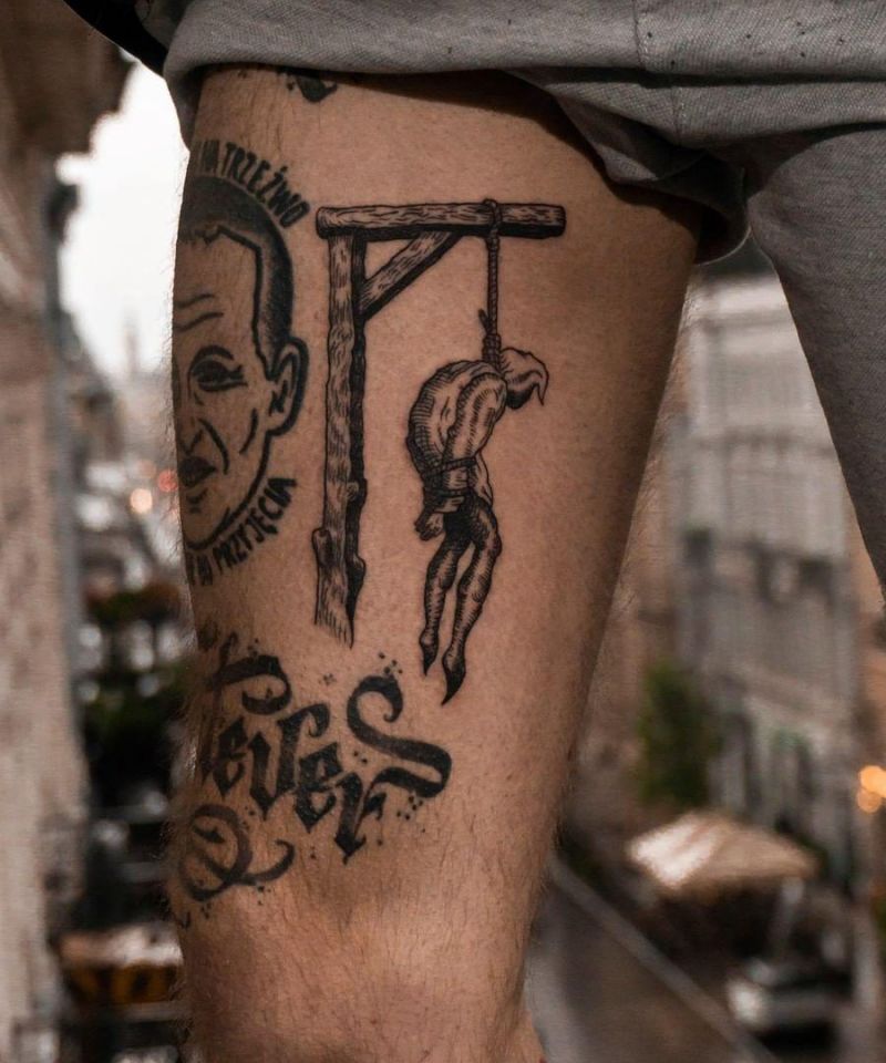 27 Unique Hangman Tattoos You Must Love