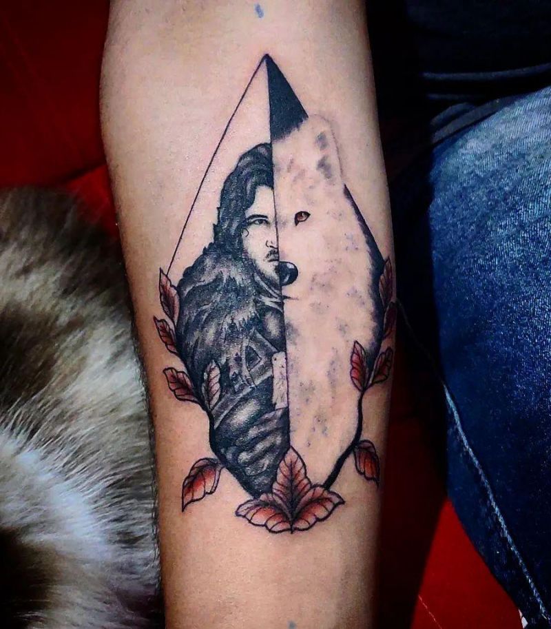 30 Great Jon Snow Tattoos to Inspire You