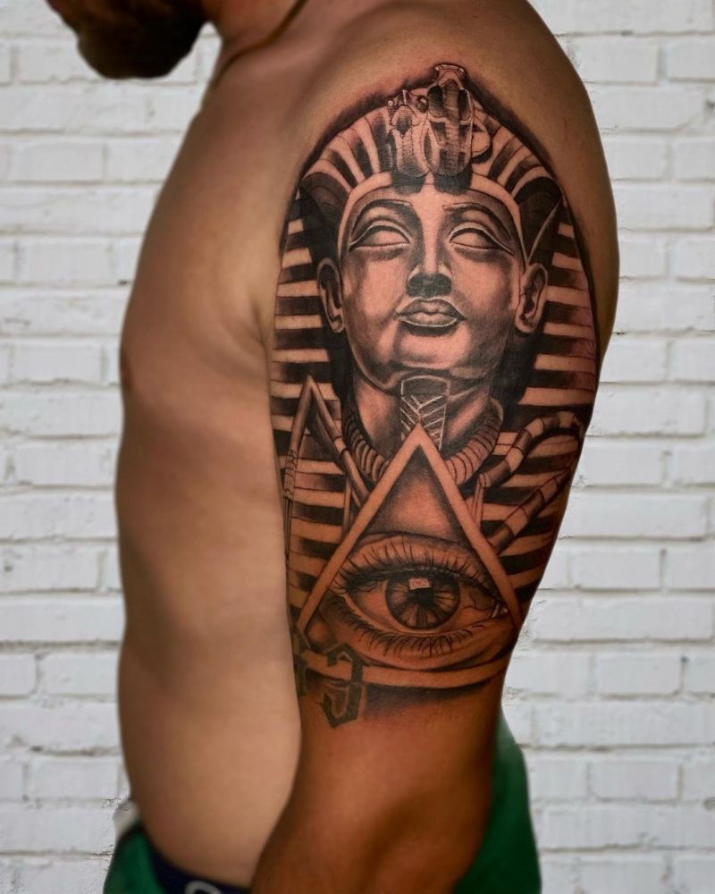 30 Unique King Tut Tattoos You Must Try