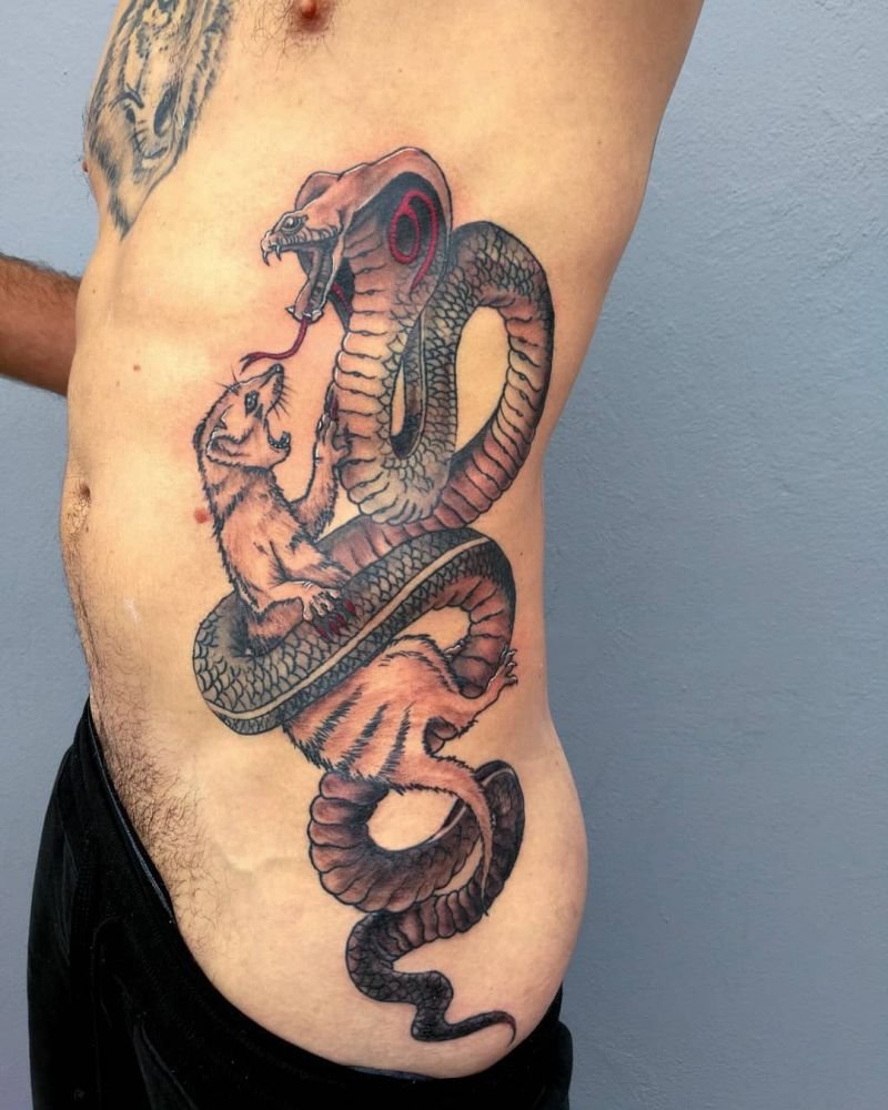 30 Unique Mongoose Tattoos You Can Copy