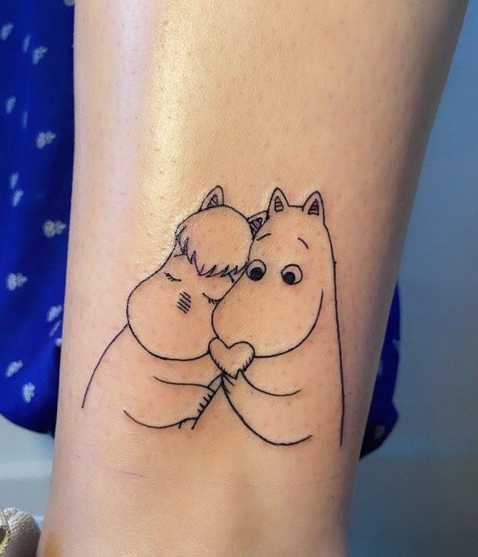 30 Cute Moomin Tattoos You Must Love