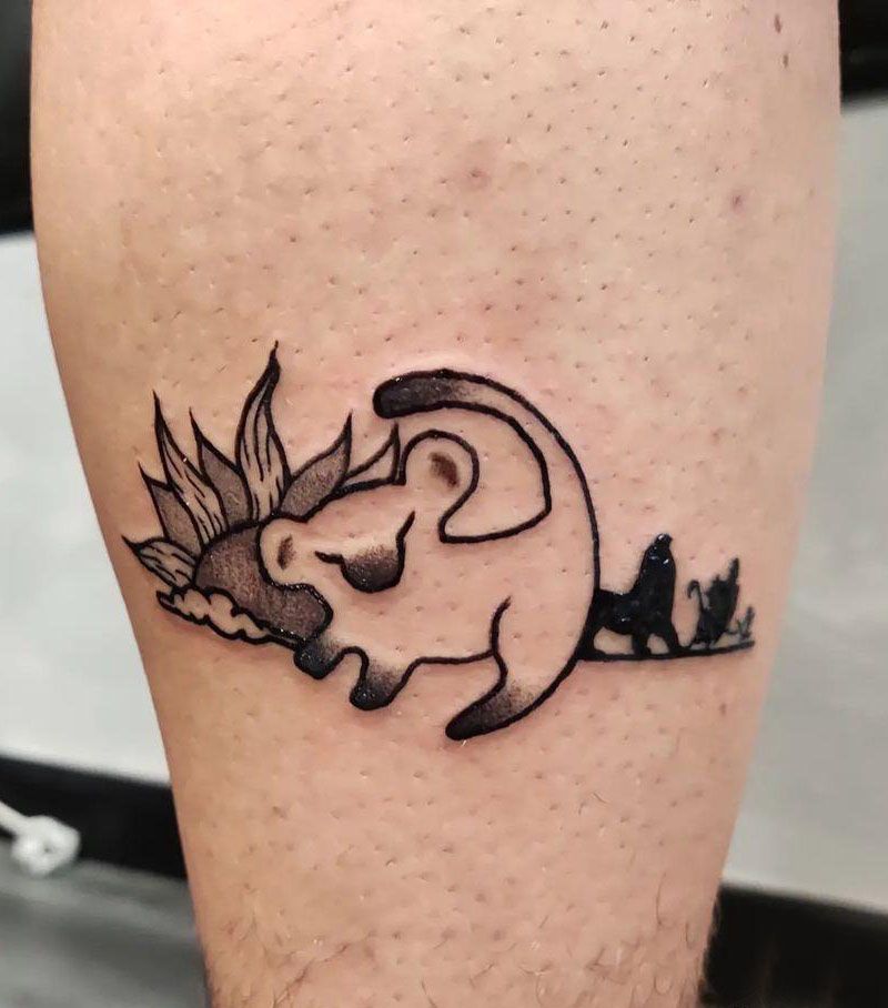 30 Cute Simba Tattoos You Must Love