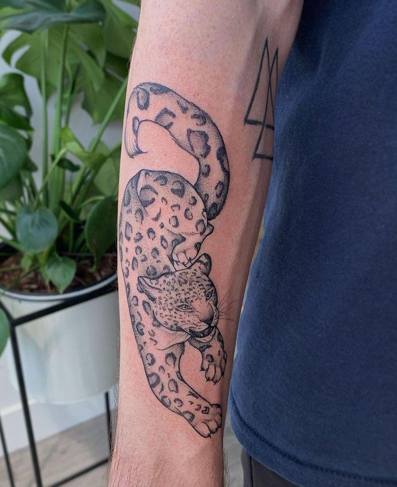 30 Gorgeous Snow Leopard Tattoos You Can Copy