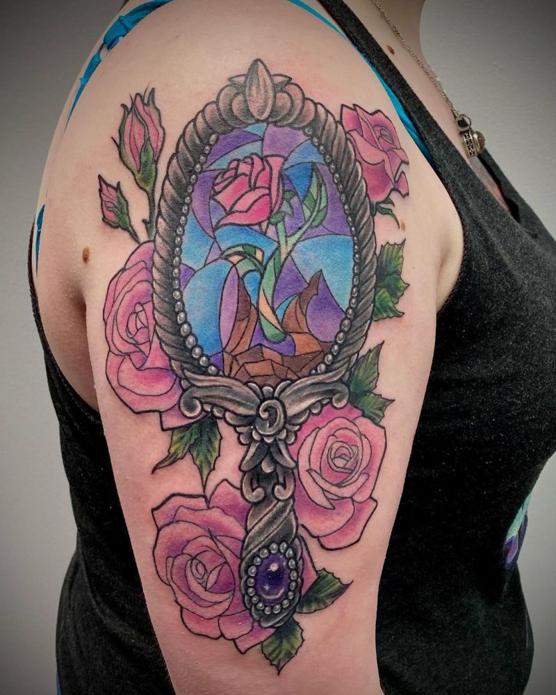 30 Unique Stained Glass Tattoos You Must Try