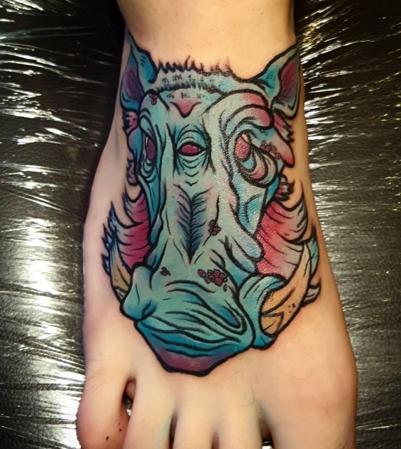 30 Unique Warthog Tattoos You Must Try