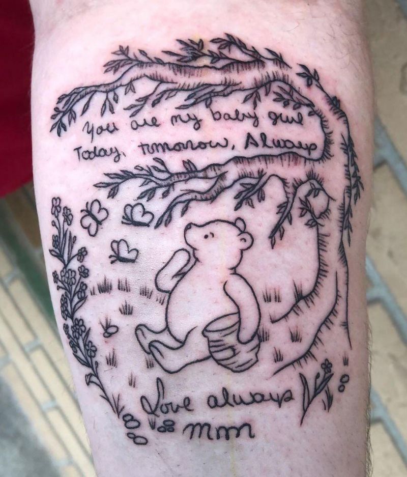 30 Cute Winnie The Pooh Tattoos You Must Try