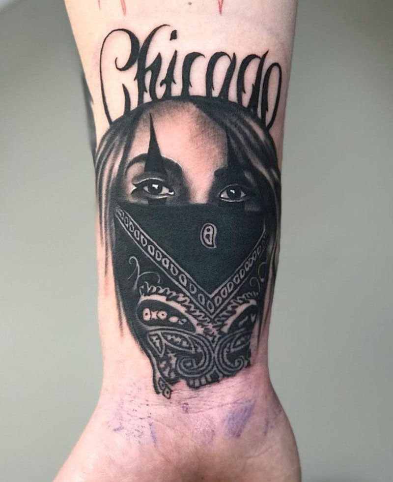 30 Unique Bandana Tattoos You Must Love