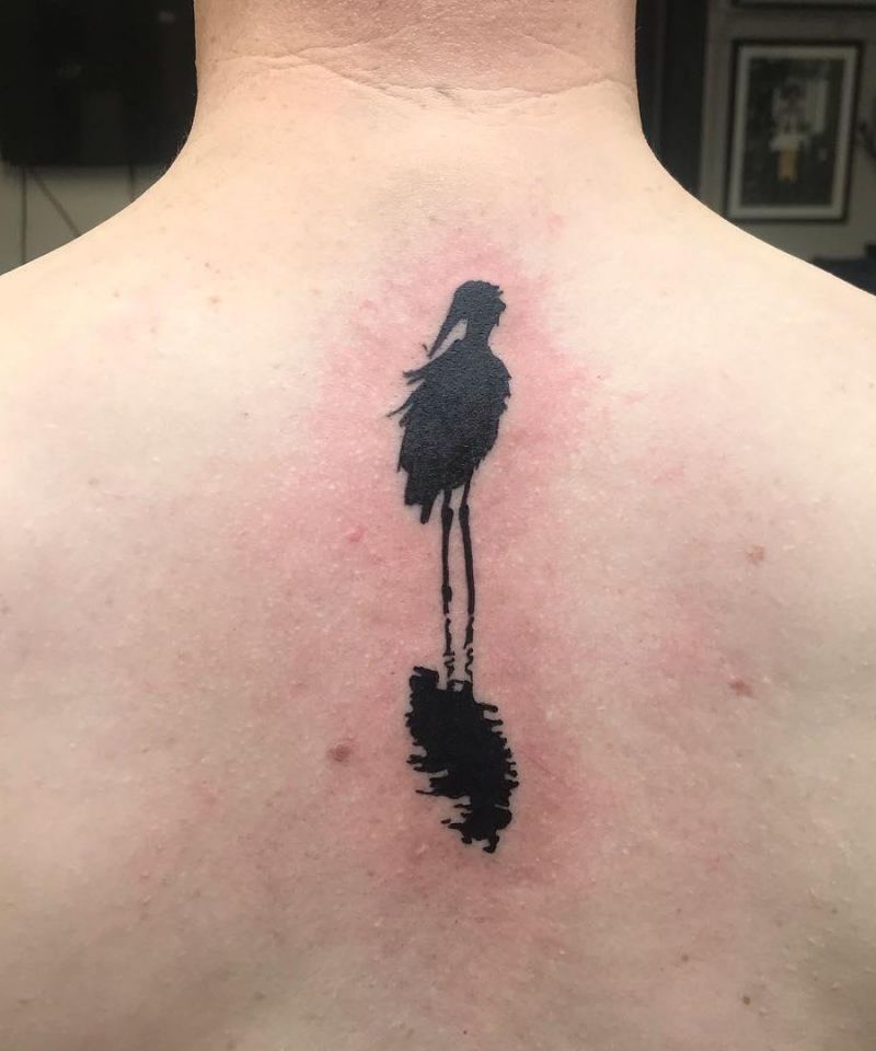 30 Pretty Egret Tattoos You Must Love