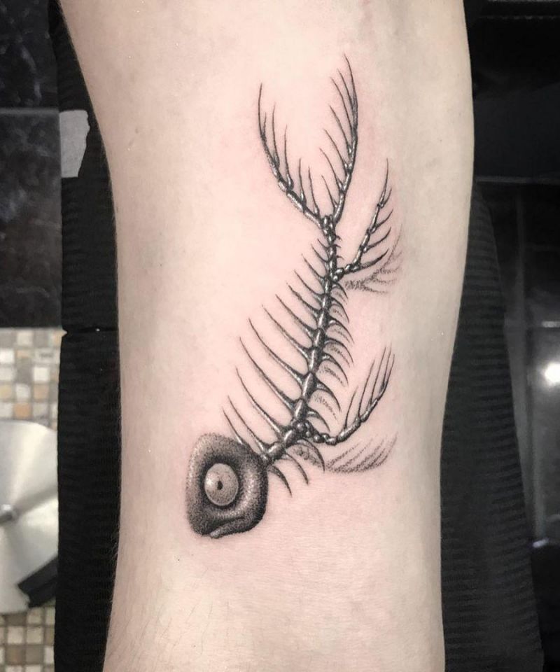 30 Unique Fishbone Tattoos You Can Copy