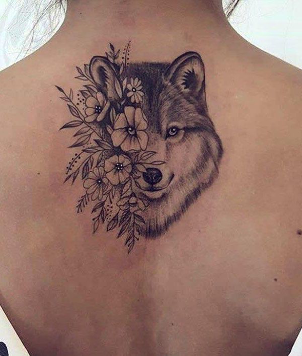 30 Unique Half Wolf Tattoos You Must Love