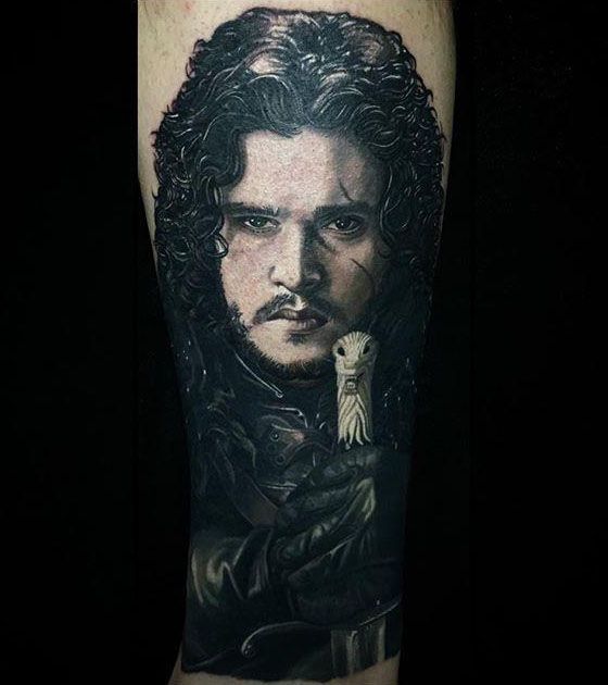 30 Great Jon Snow Tattoos to Inspire You