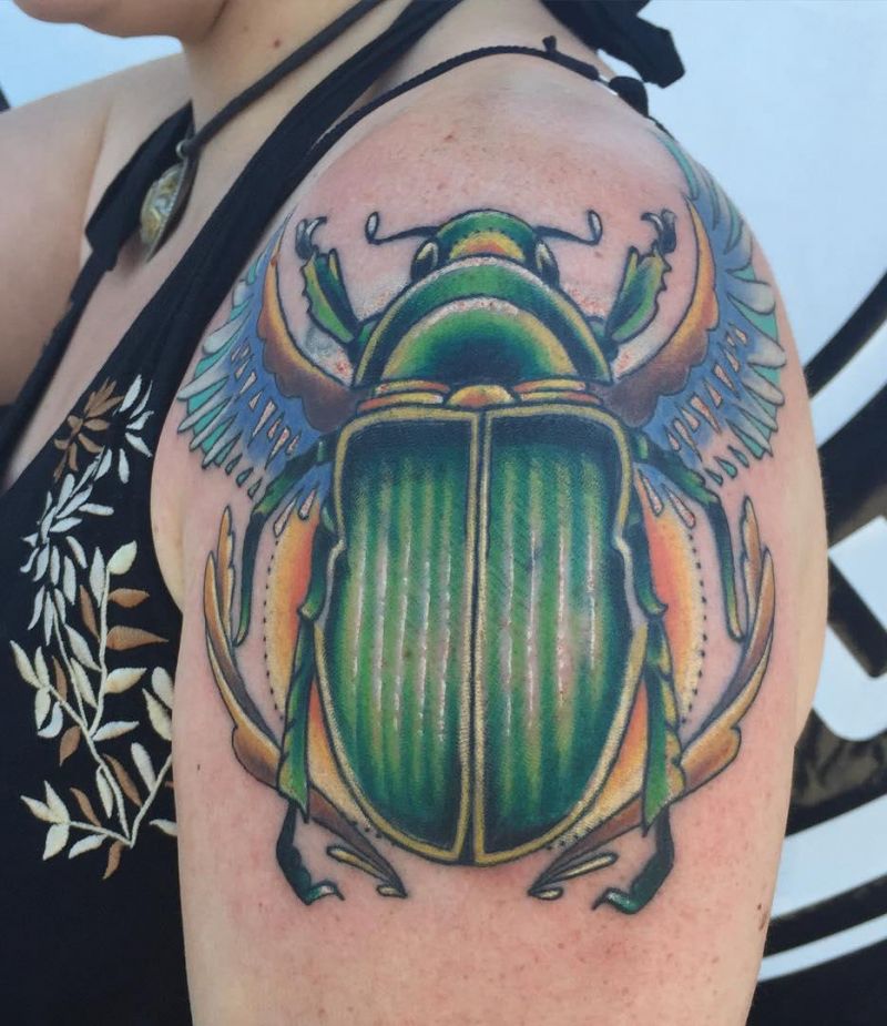 30 Unique June Bug Tattoos for Your Inspiration