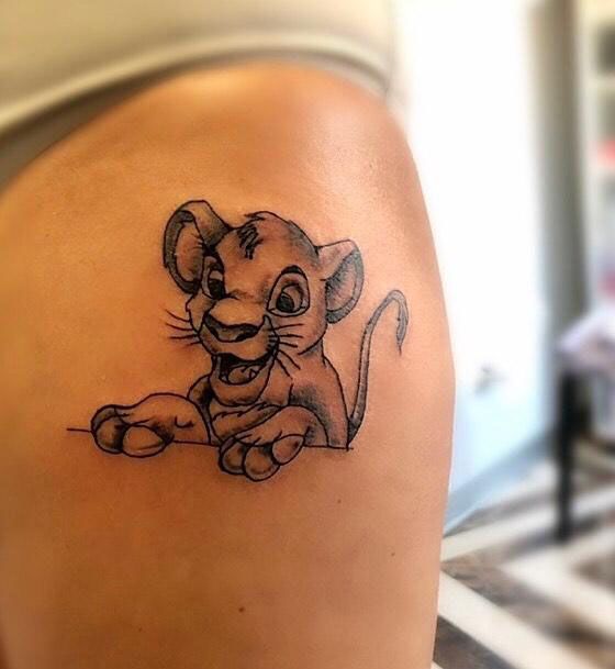 30 Cute Simba Tattoos You Must Love