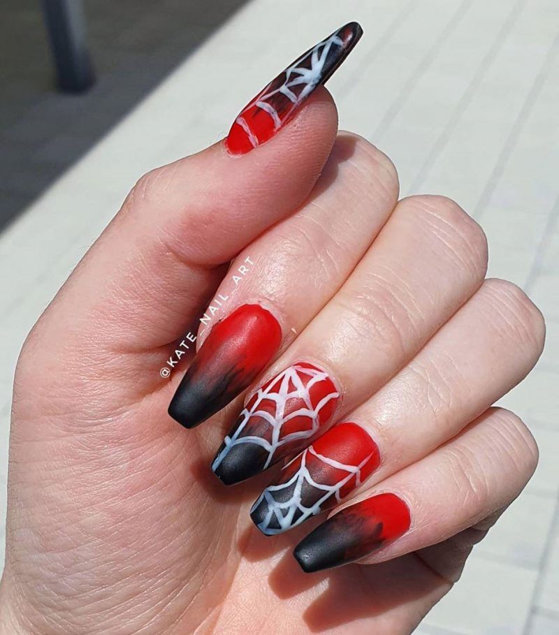 30 Spider Web Nail Art Designs for Halloween