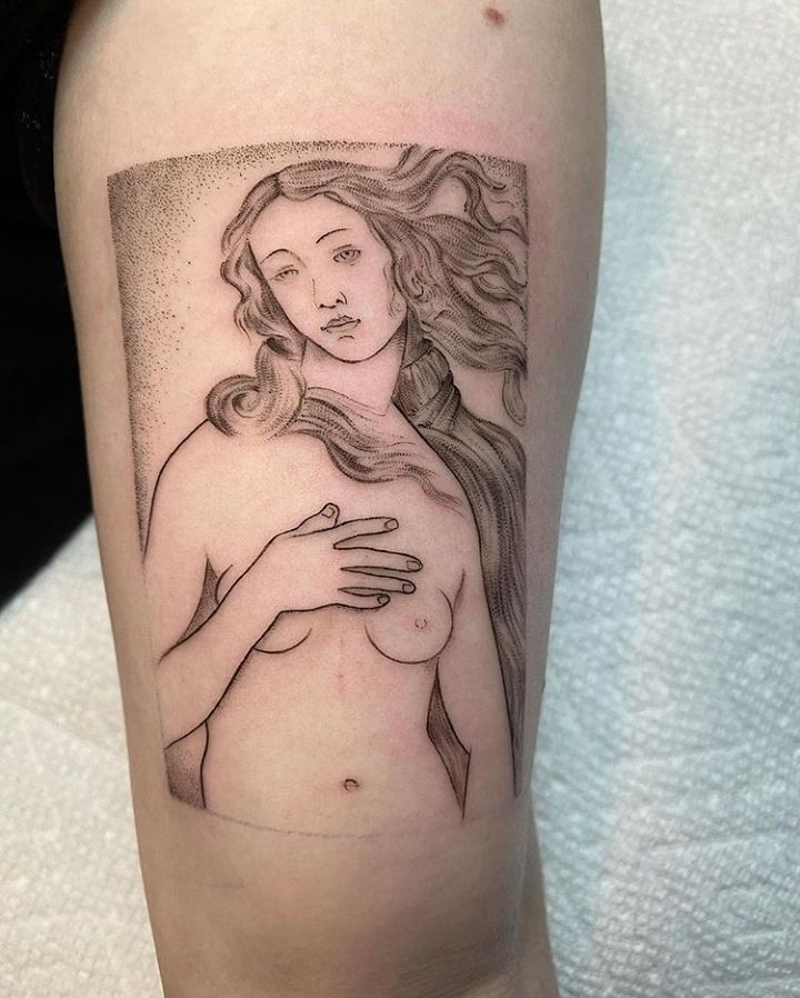 30 Pretty Venus Tattoos You Will Like to Try