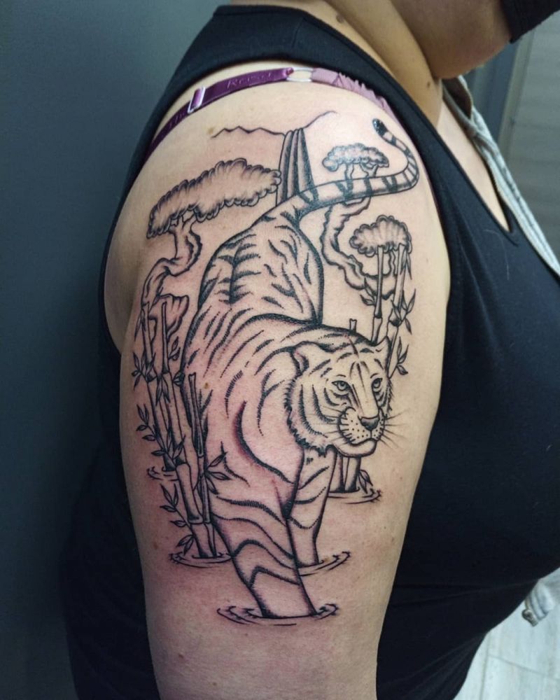 30 Pretty White Tiger Tattoos You Can Copy