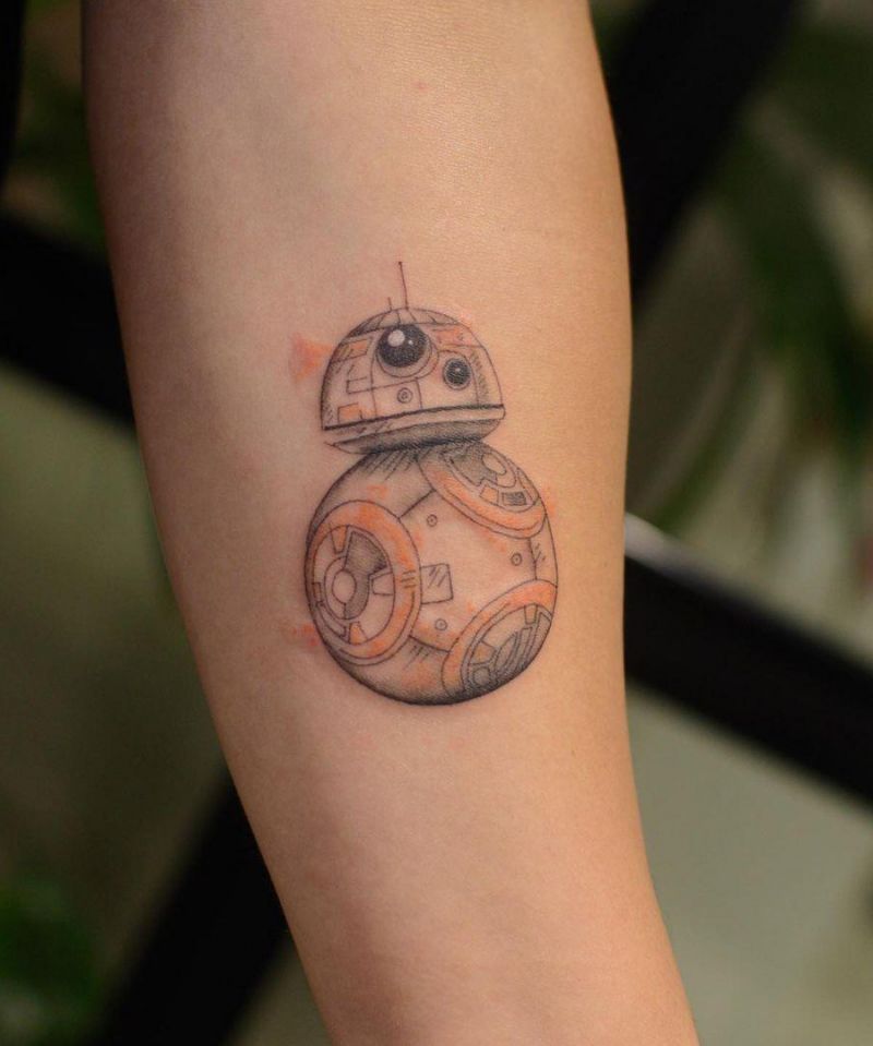 30 Pretty BB8 Tattoos You Must Try