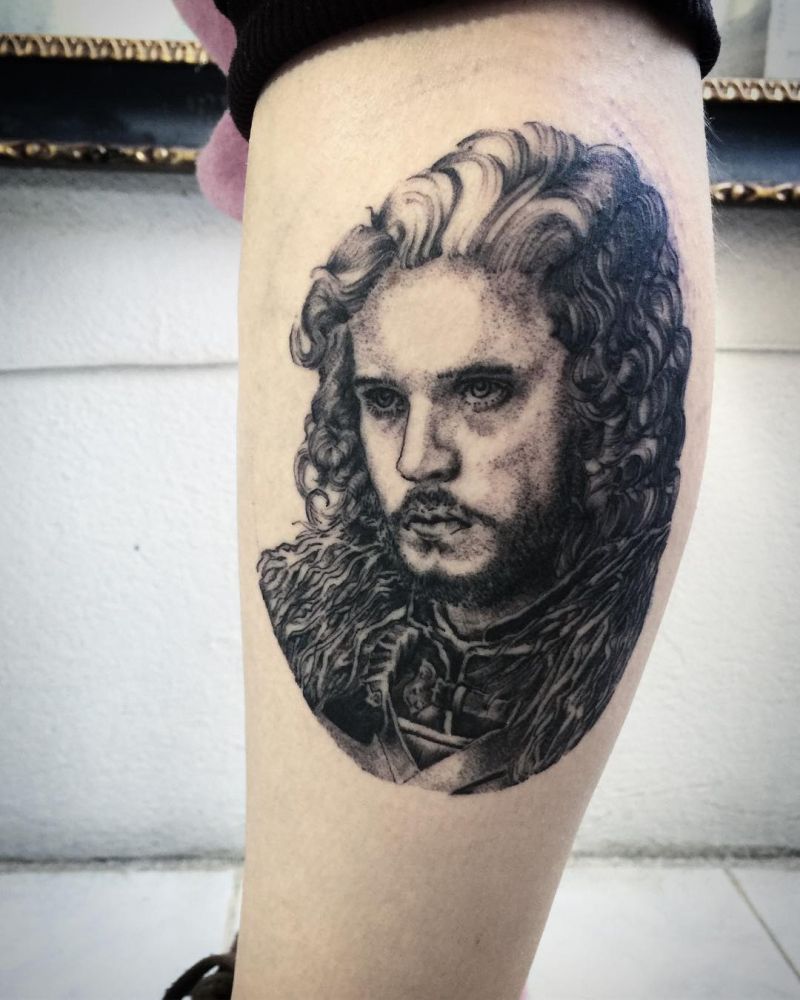 30 Great Jon Snow Tattoos to Inspire You