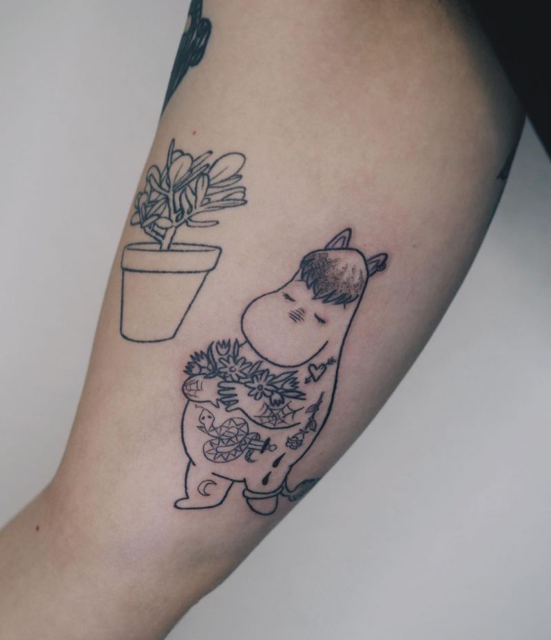 30 Cute Moomin Tattoos You Must Love