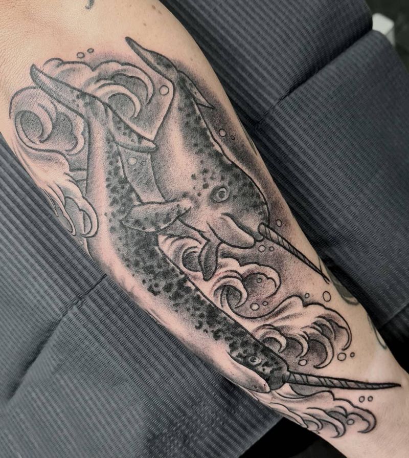30 Unique Narwhal Tattoos You Must Love