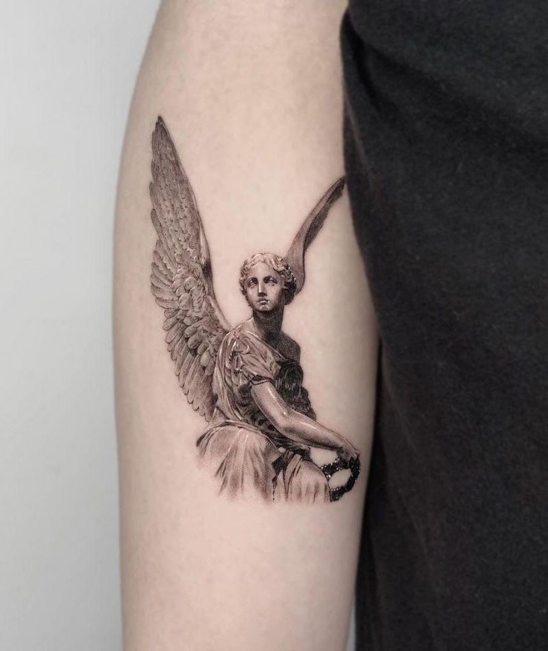 30 Gorgeous Nike Goddess Tattoos You Must See