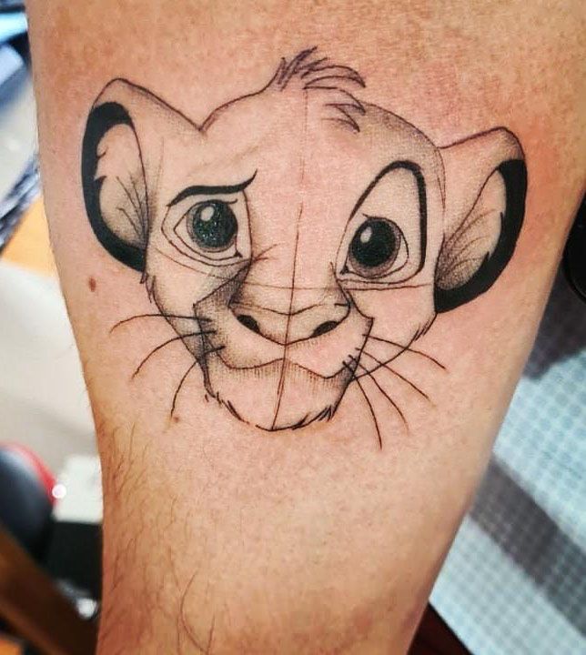 30 Cute Simba Tattoos You Must Love