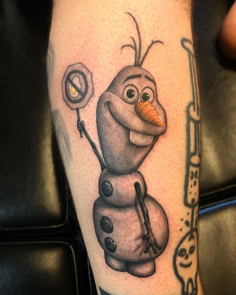 30 Unique Snowman Tattoos You Can Copy