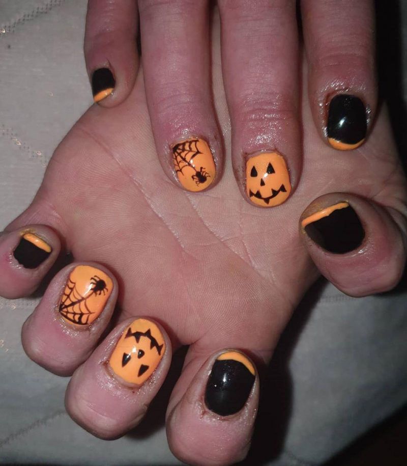 30 Spider Web Nail Art Designs for Halloween