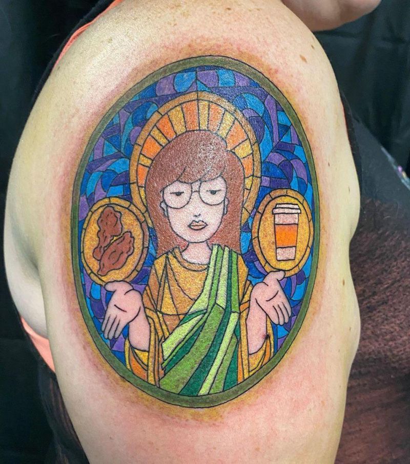 30 Unique Stained Glass Tattoos You Must Try