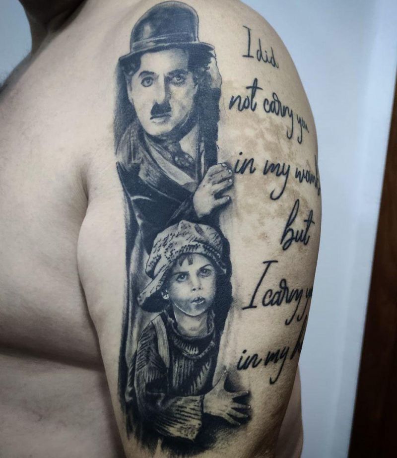 30 Unique Charlie Chaplin Tattoos You Can Copy