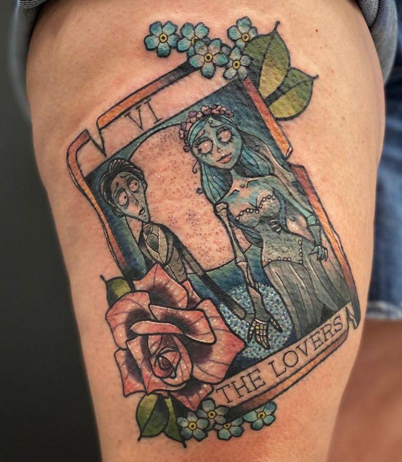 30 Unique Corpse Bride Tattoos You Will Love