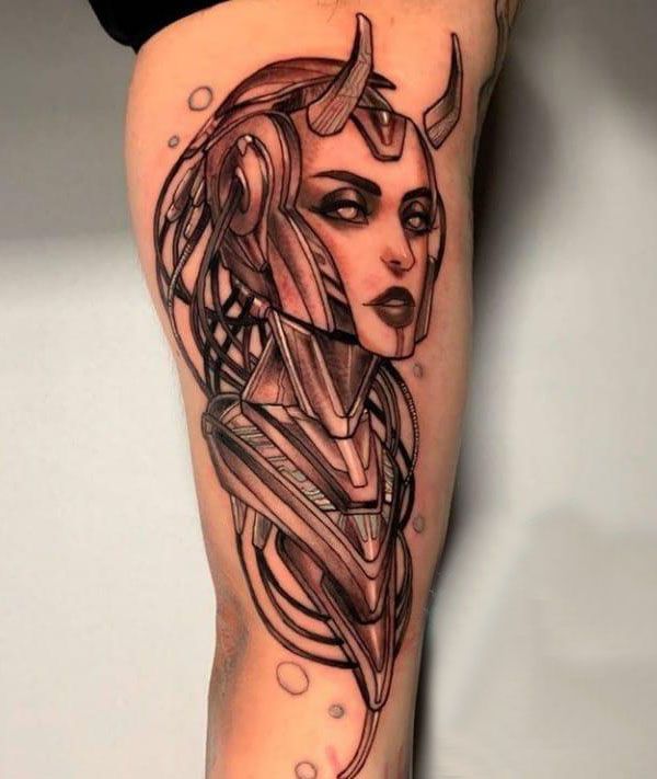 30 Unique Cyborg Tattoos You Will Love