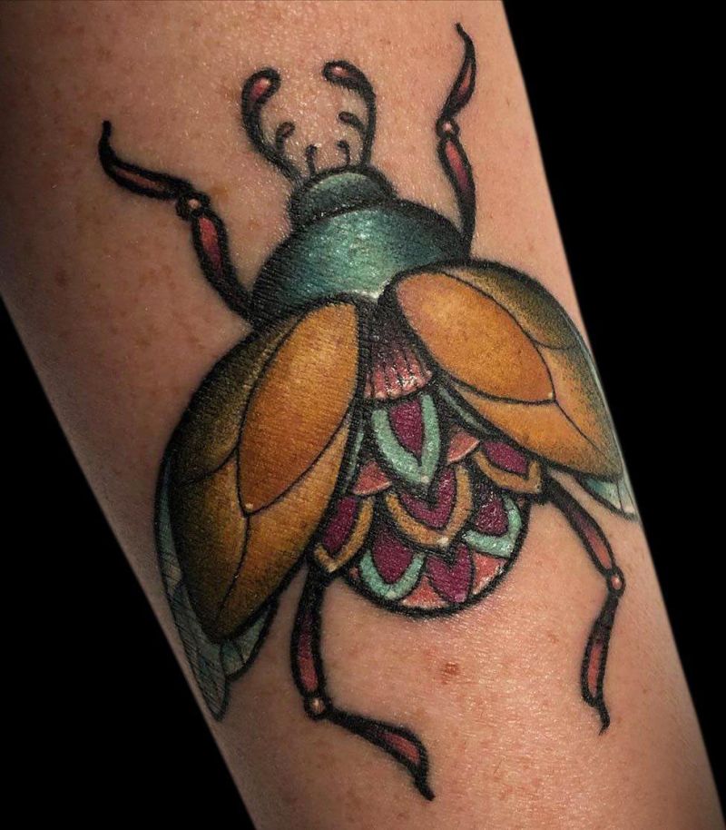 30 Unique June Bug Tattoos for Your Inspiration