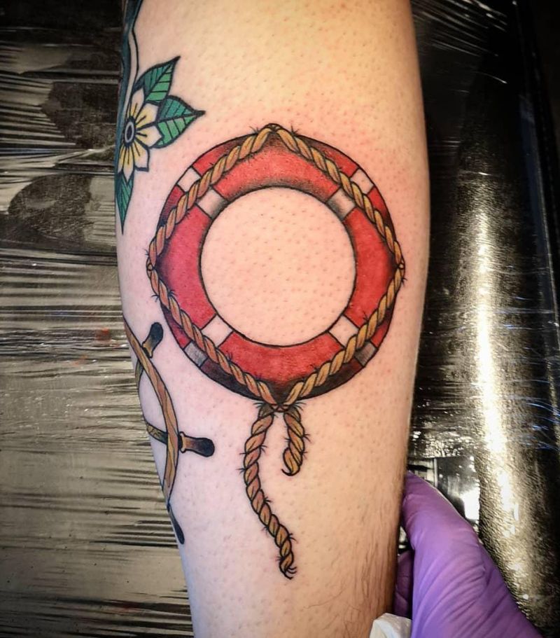 20+ Unique Lifebuoy Tattoos You Can Copy