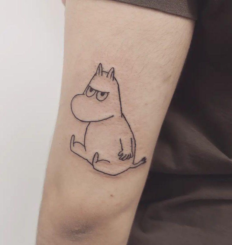 30 Cute Moomin Tattoos You Must Love