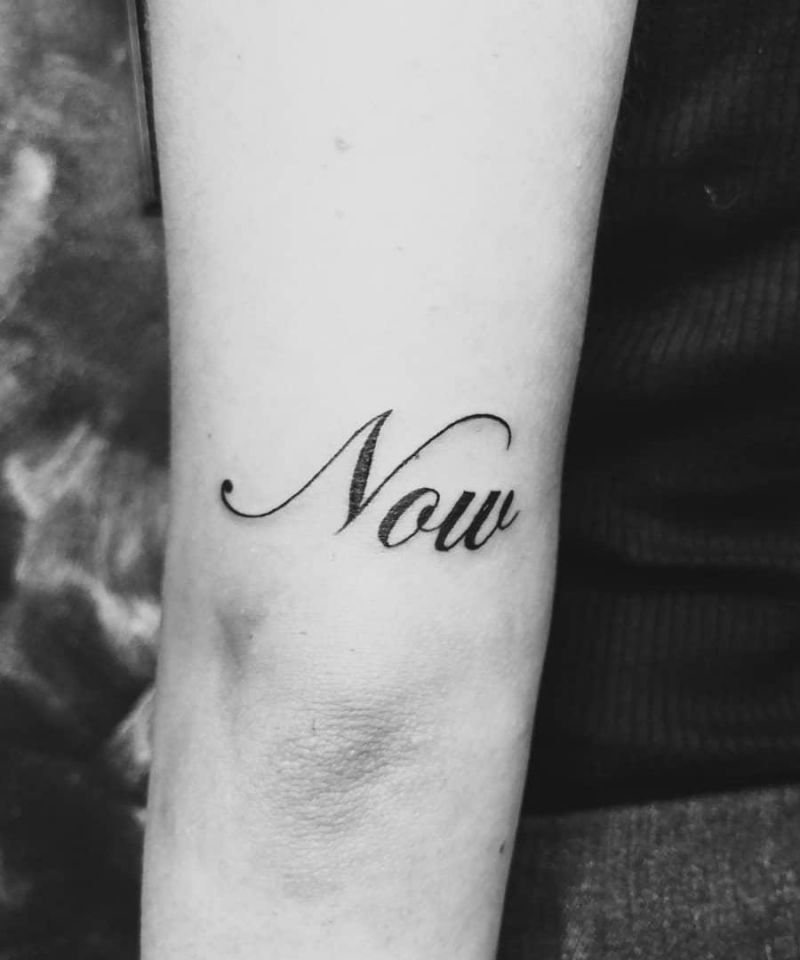 30 Unique Now Tattoos for Your Inspiration