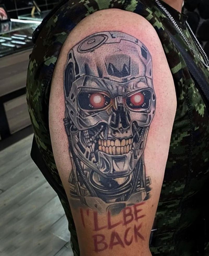 30 Unique Terminator Tattoos for Your Inspiration