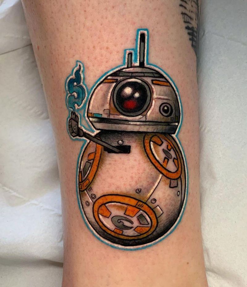 30 Pretty BB8 Tattoos You Must Try